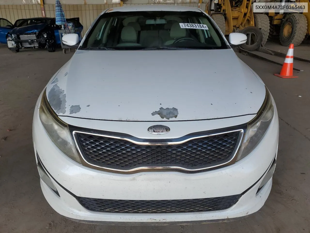 2015 Kia Optima Lx VIN: 5XXGM4A73FG365463 Lot: 74383184