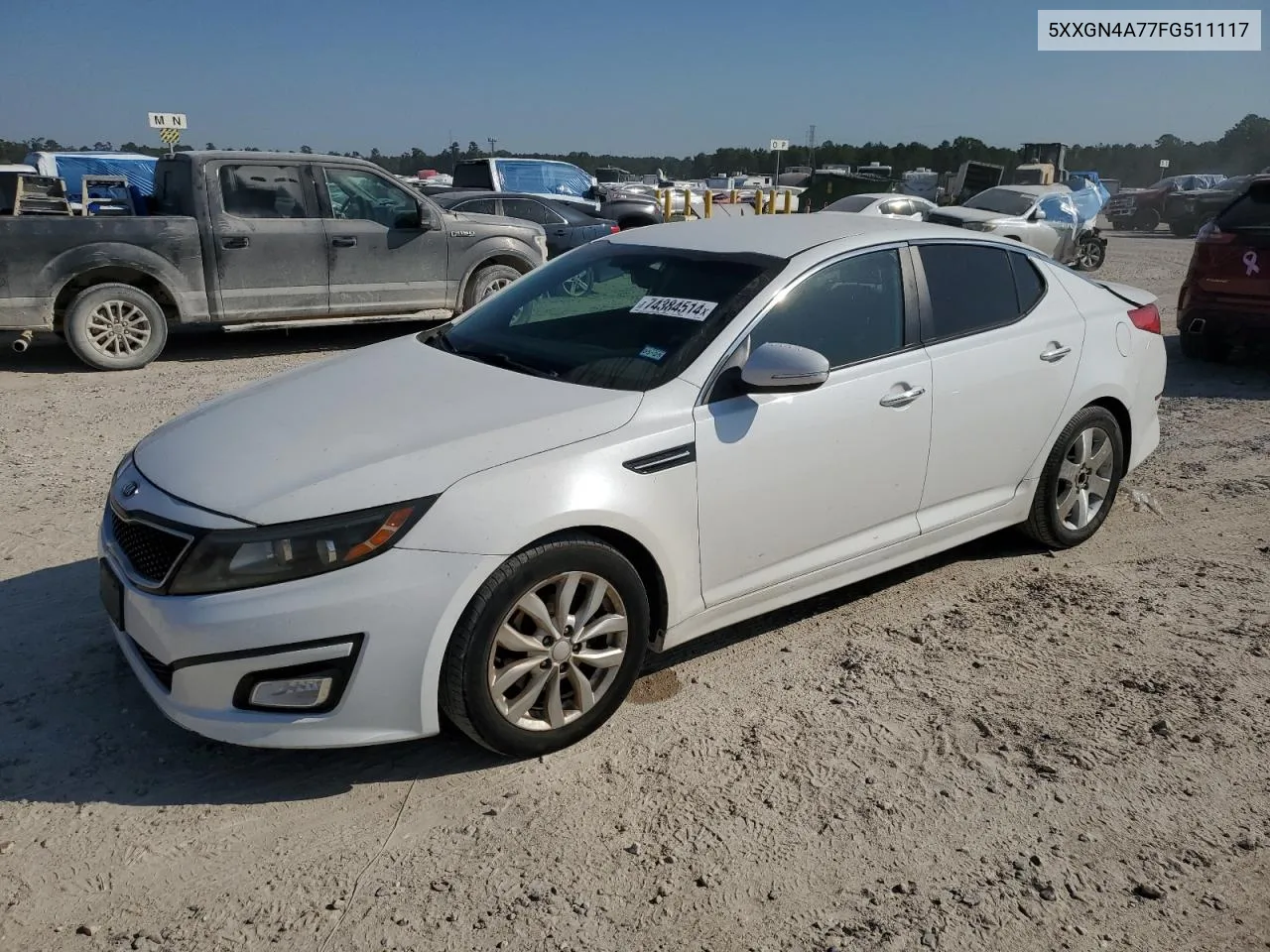 2015 Kia Optima Ex VIN: 5XXGN4A77FG511117 Lot: 74384514