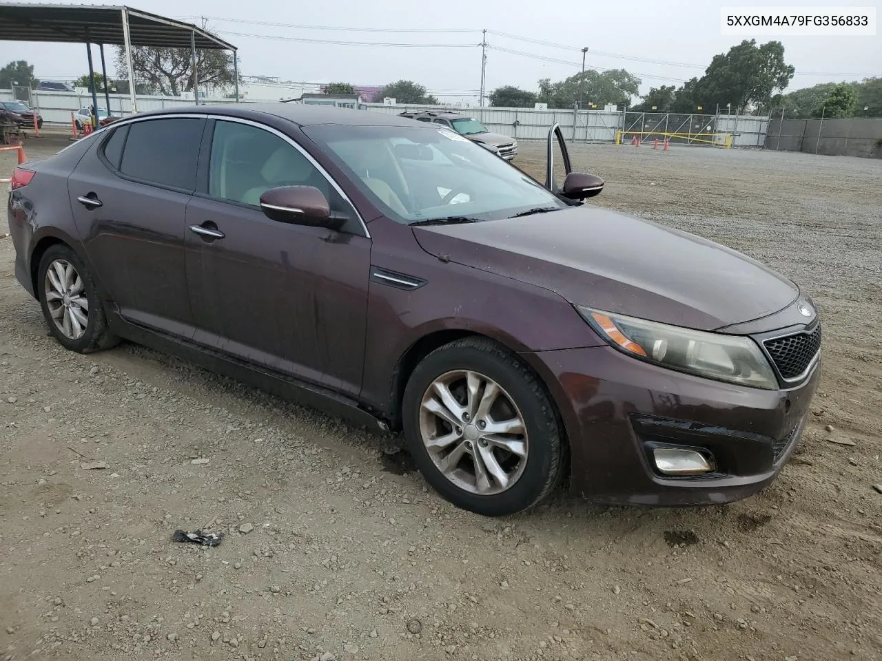 2015 Kia Optima Lx VIN: 5XXGM4A79FG356833 Lot: 74391974