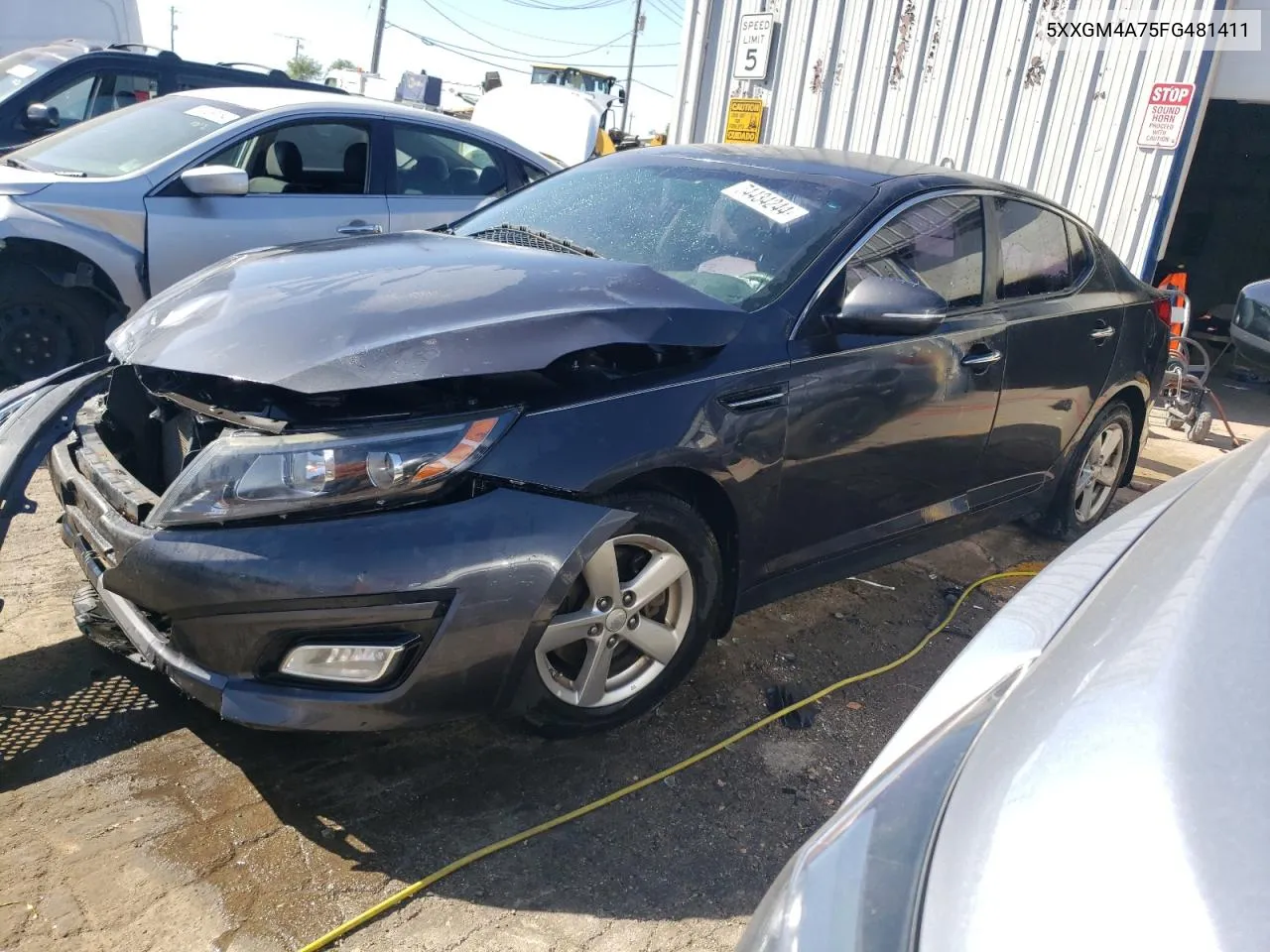 2015 Kia Optima Lx VIN: 5XXGM4A75FG481411 Lot: 74434244