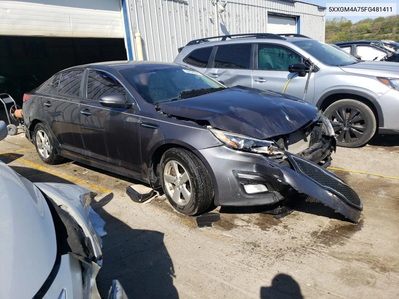 2015 Kia Optima Lx VIN: 5XXGM4A75FG481411 Lot: 74434244