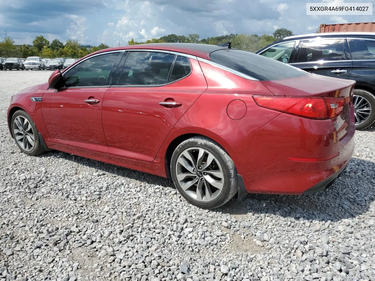 2015 Kia Optima Sx VIN: 5XXGR4A69FG414027 Lot: 74438164