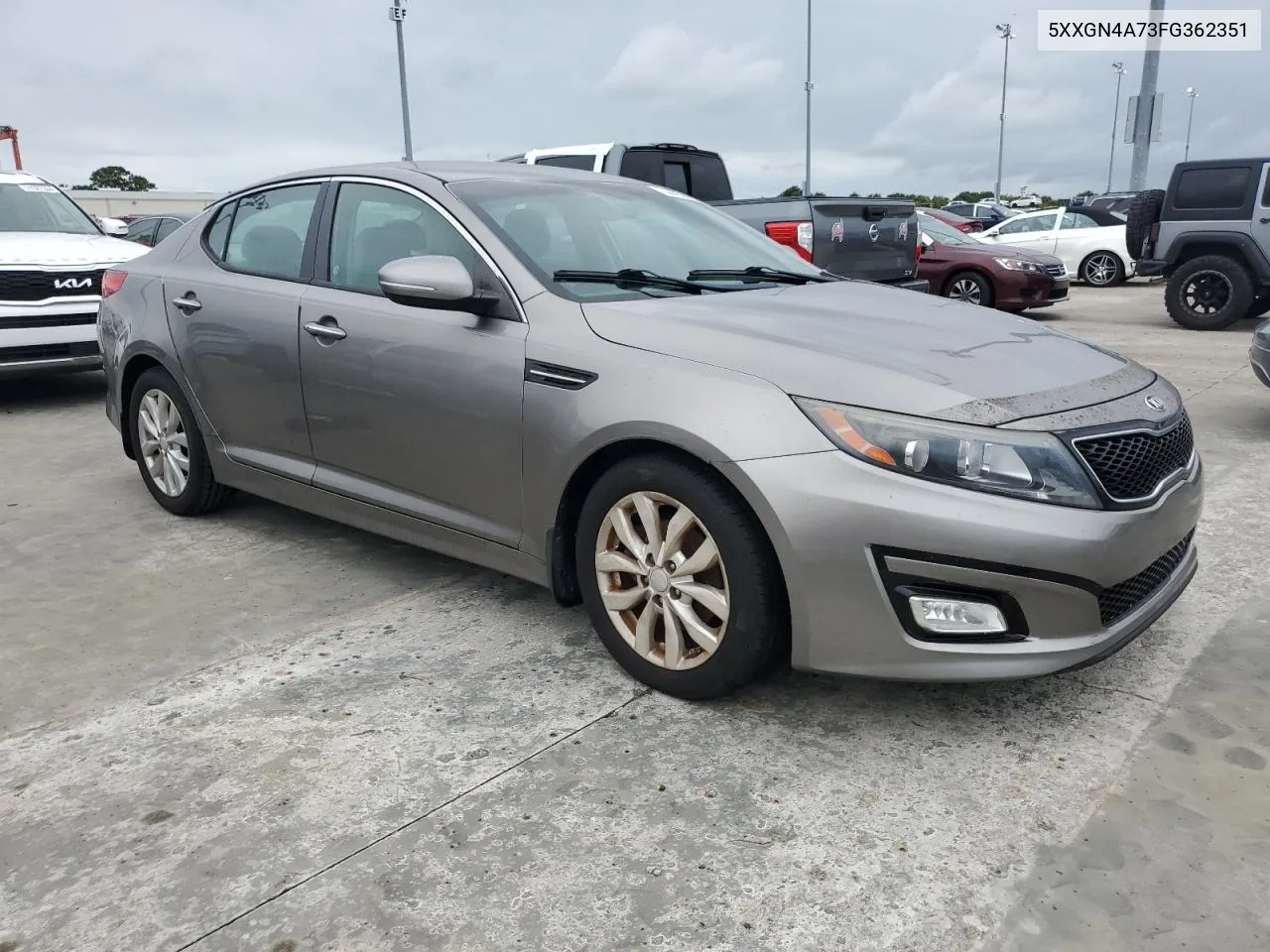 2015 Kia Optima Ex VIN: 5XXGN4A73FG362351 Lot: 74442394