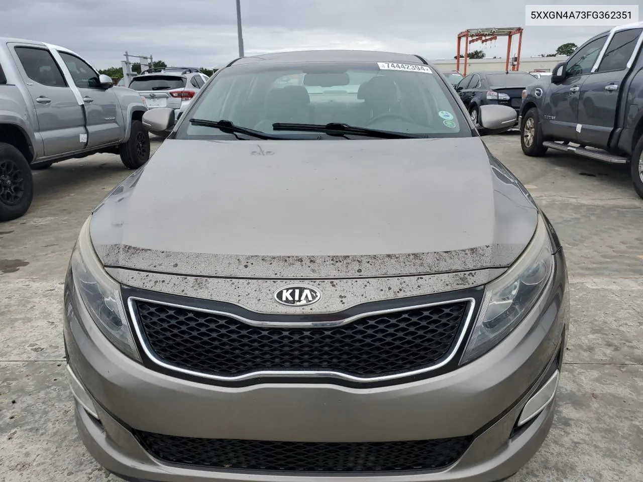 2015 Kia Optima Ex VIN: 5XXGN4A73FG362351 Lot: 74442394