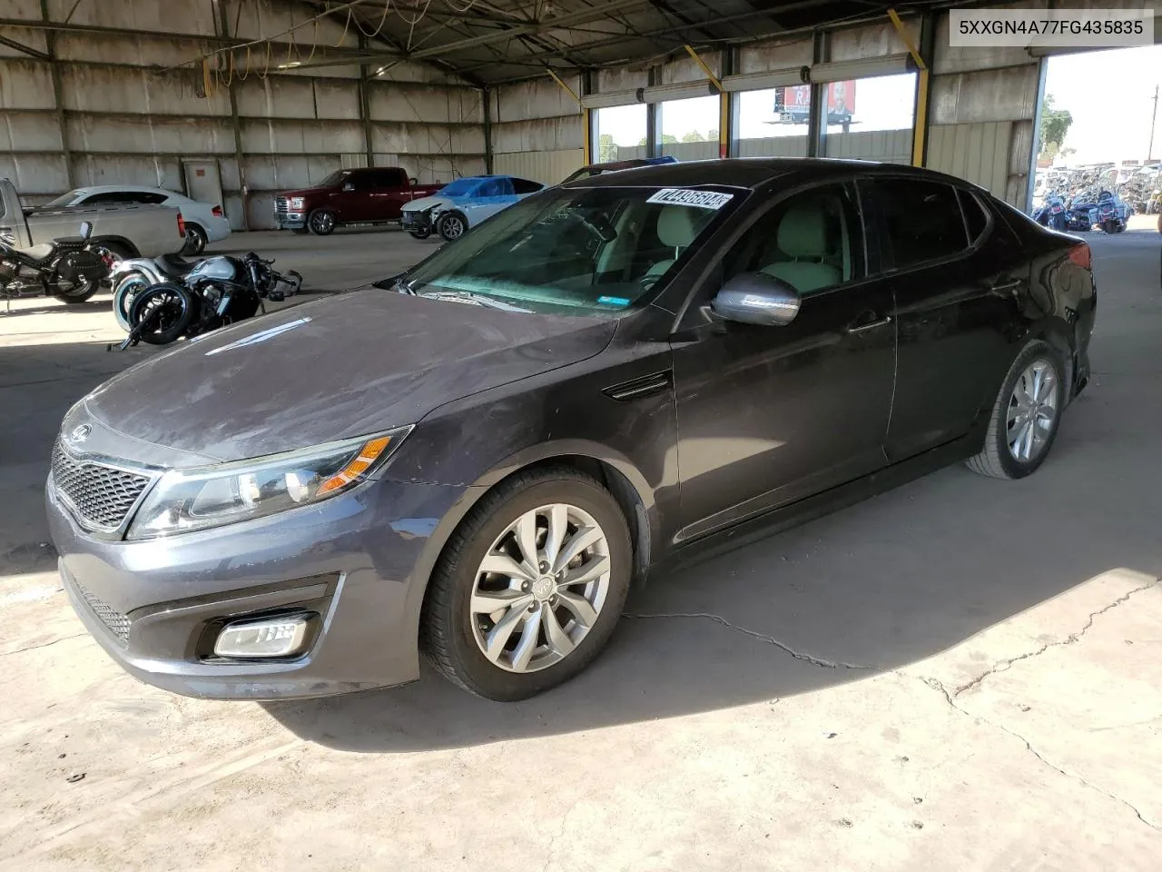 2015 Kia Optima Ex VIN: 5XXGN4A77FG435835 Lot: 74496604