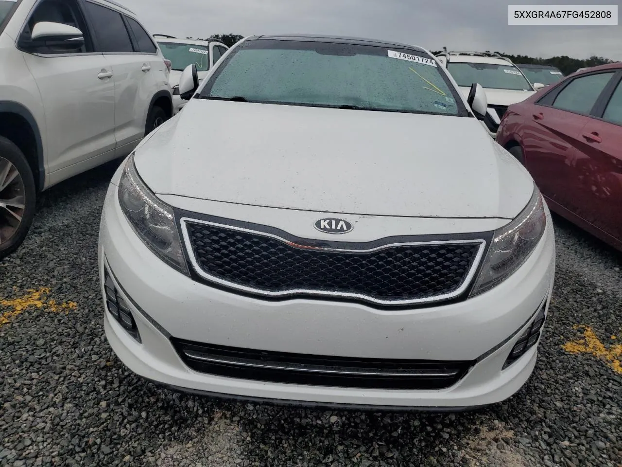 2015 Kia Optima Sx VIN: 5XXGR4A67FG452808 Lot: 74501724