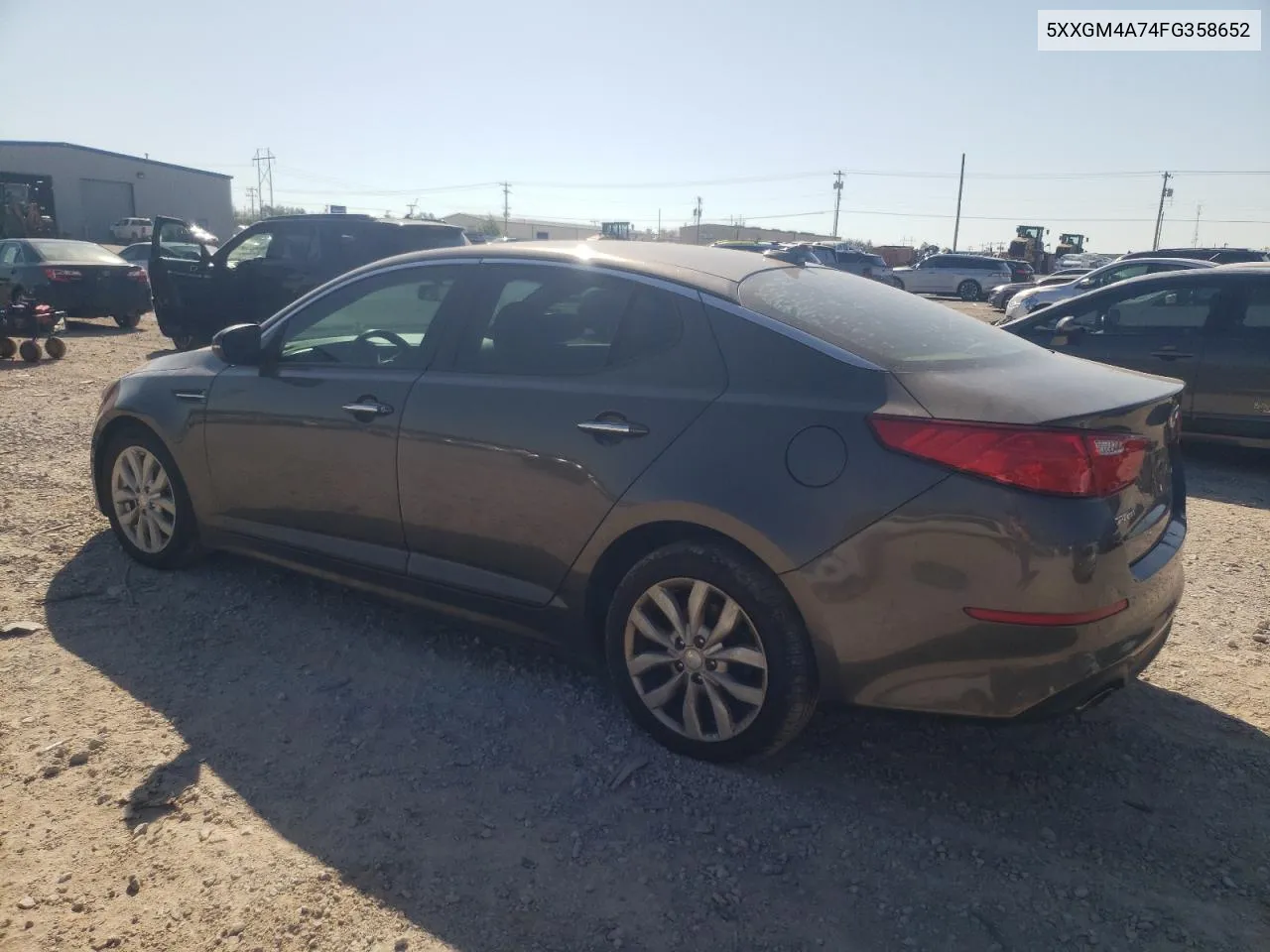 2015 Kia Optima Lx VIN: 5XXGM4A74FG358652 Lot: 74506524