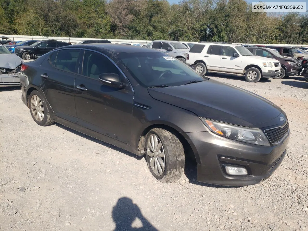 2015 Kia Optima Lx VIN: 5XXGM4A74FG358652 Lot: 74506524