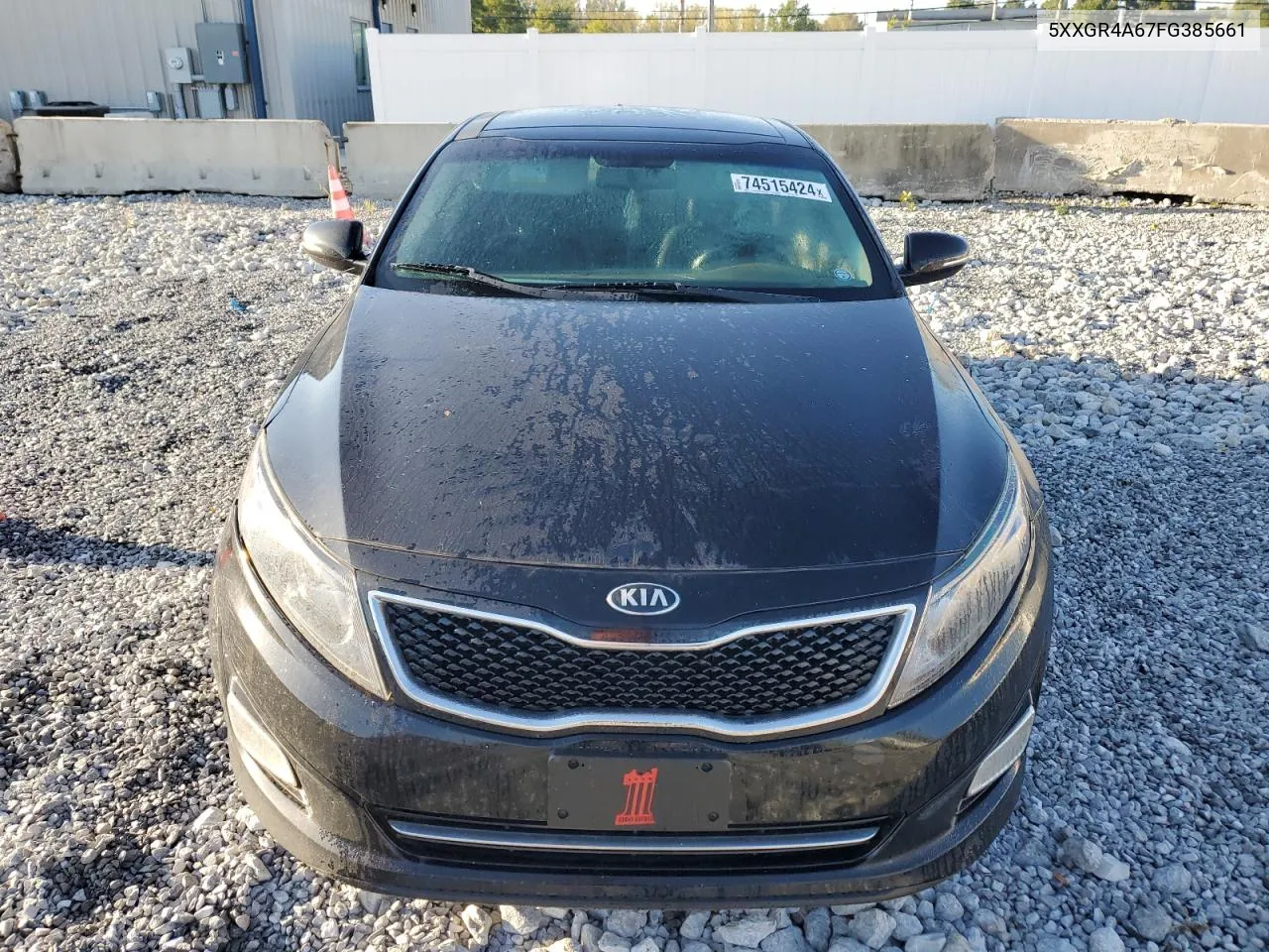 2015 Kia Optima Sx VIN: 5XXGR4A67FG385661 Lot: 74515424