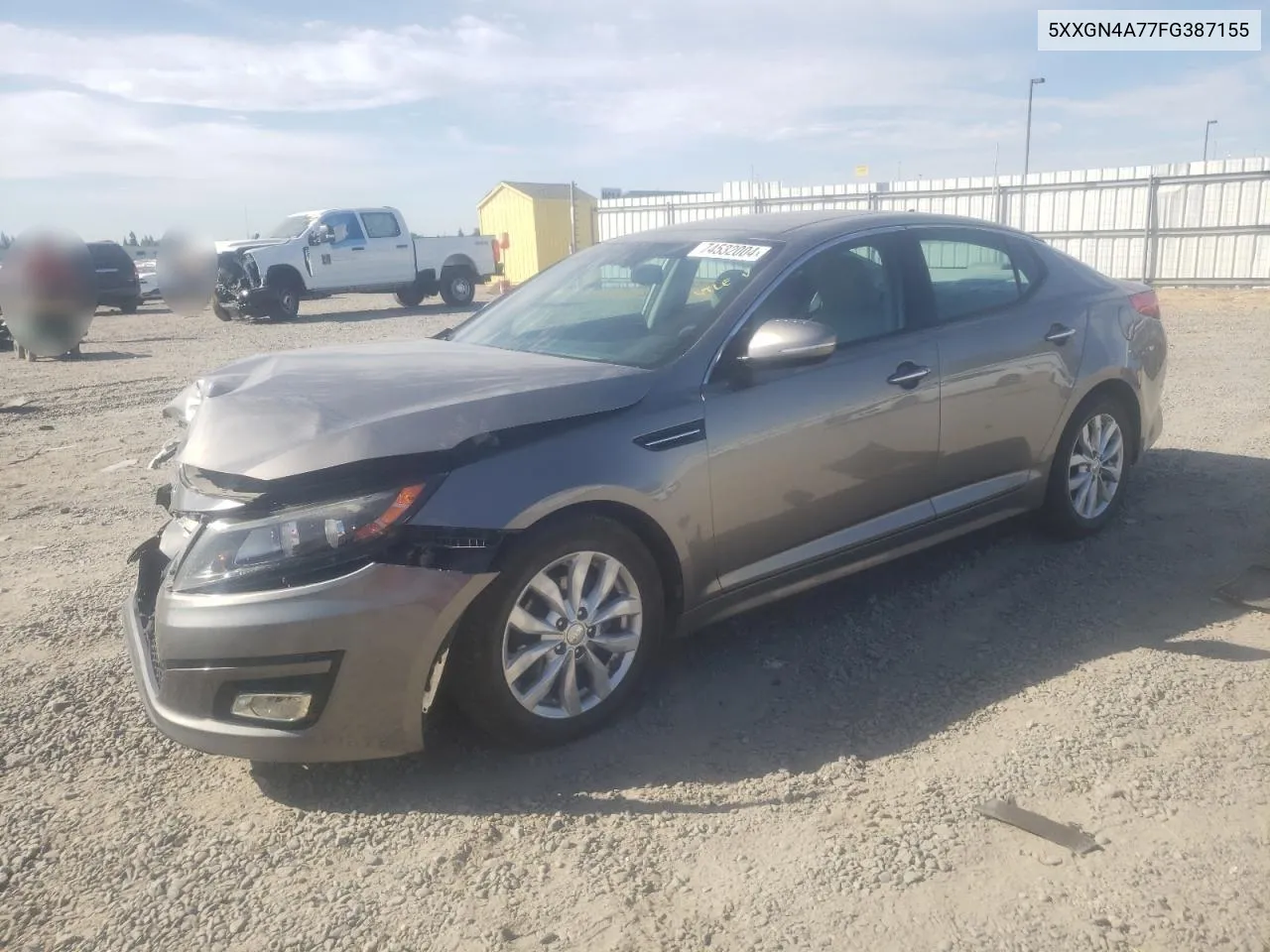 5XXGN4A77FG387155 2015 Kia Optima Ex