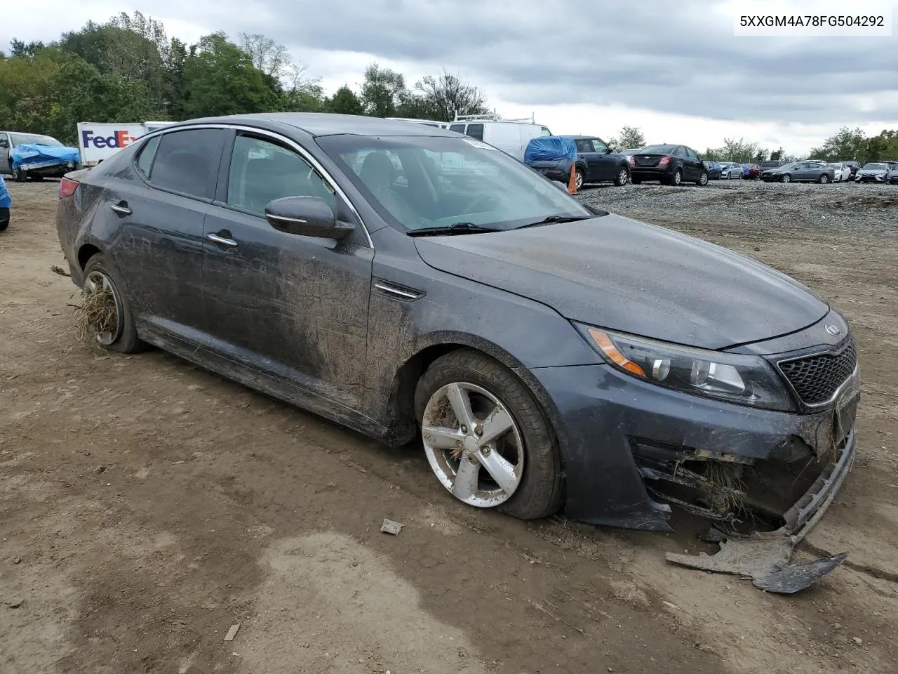 2015 Kia Optima Lx VIN: 5XXGM4A78FG504292 Lot: 74607224