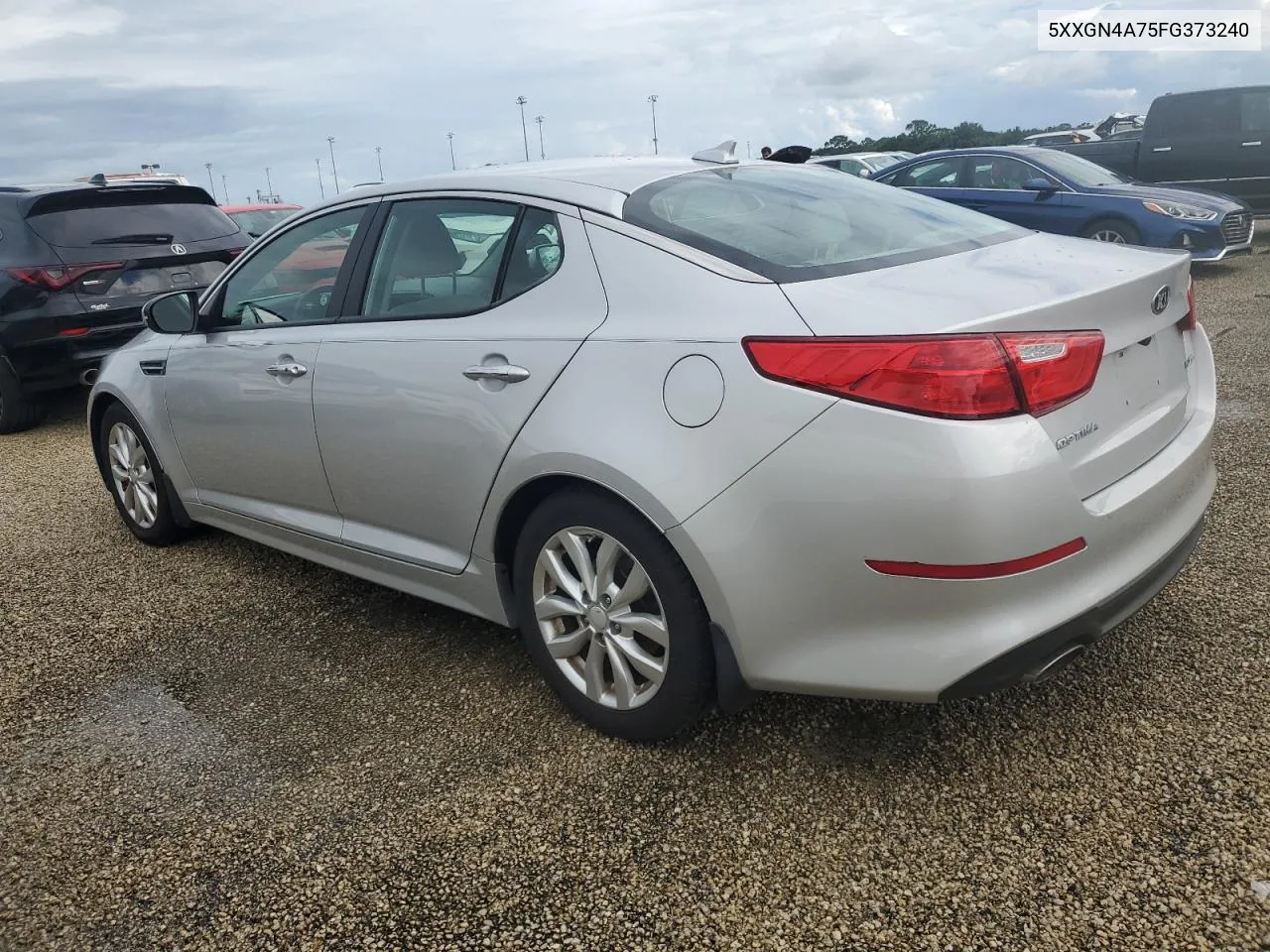 2015 Kia Optima Ex VIN: 5XXGN4A75FG373240 Lot: 74633454