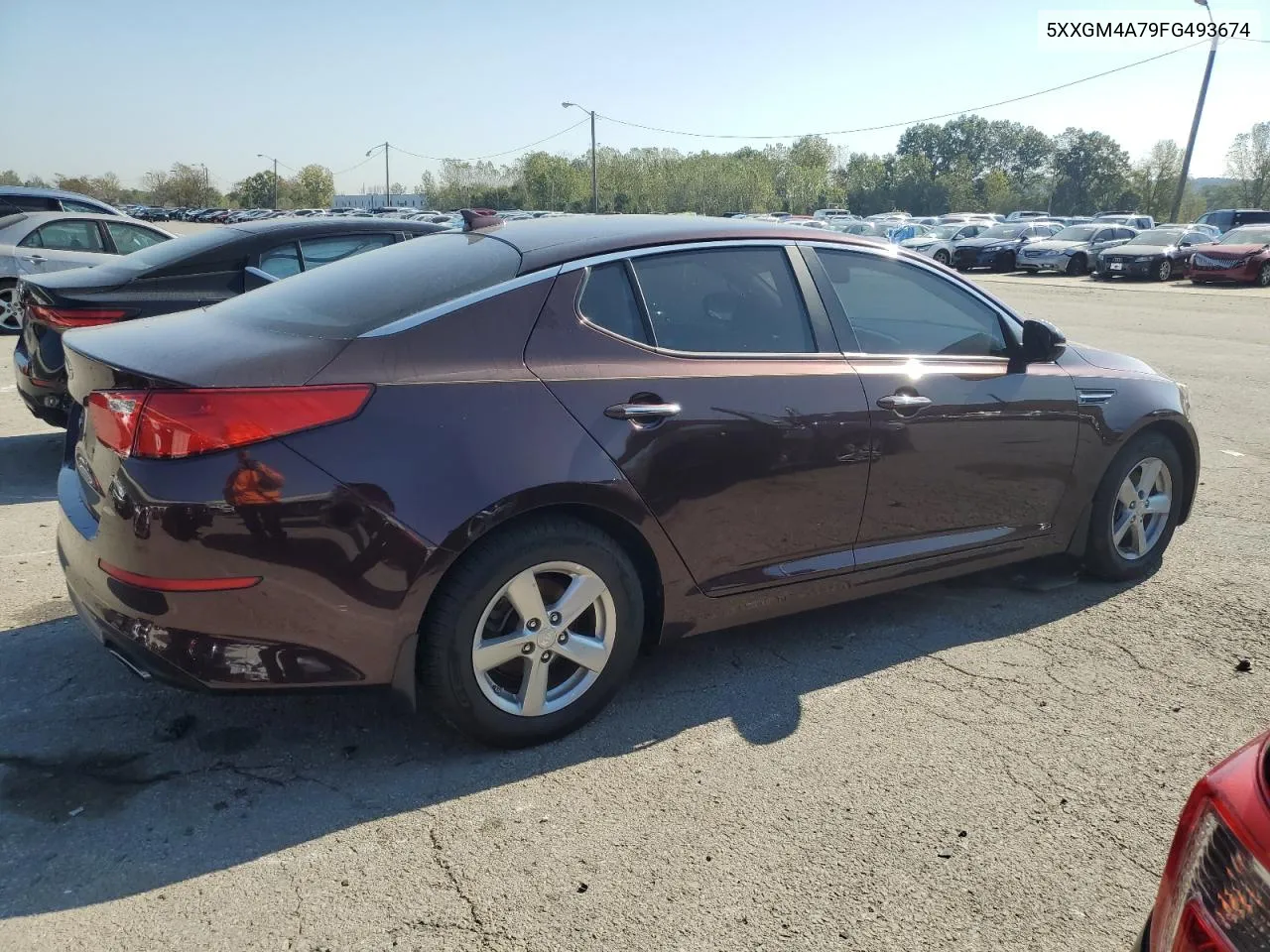 5XXGM4A79FG493674 2015 Kia Optima Lx