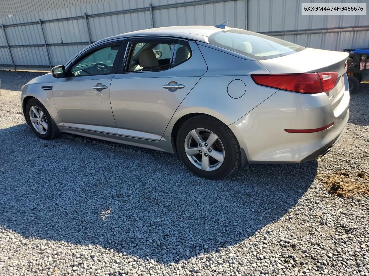 2015 Kia Optima Lx VIN: 5XXGM4A74FG456676 Lot: 74716354