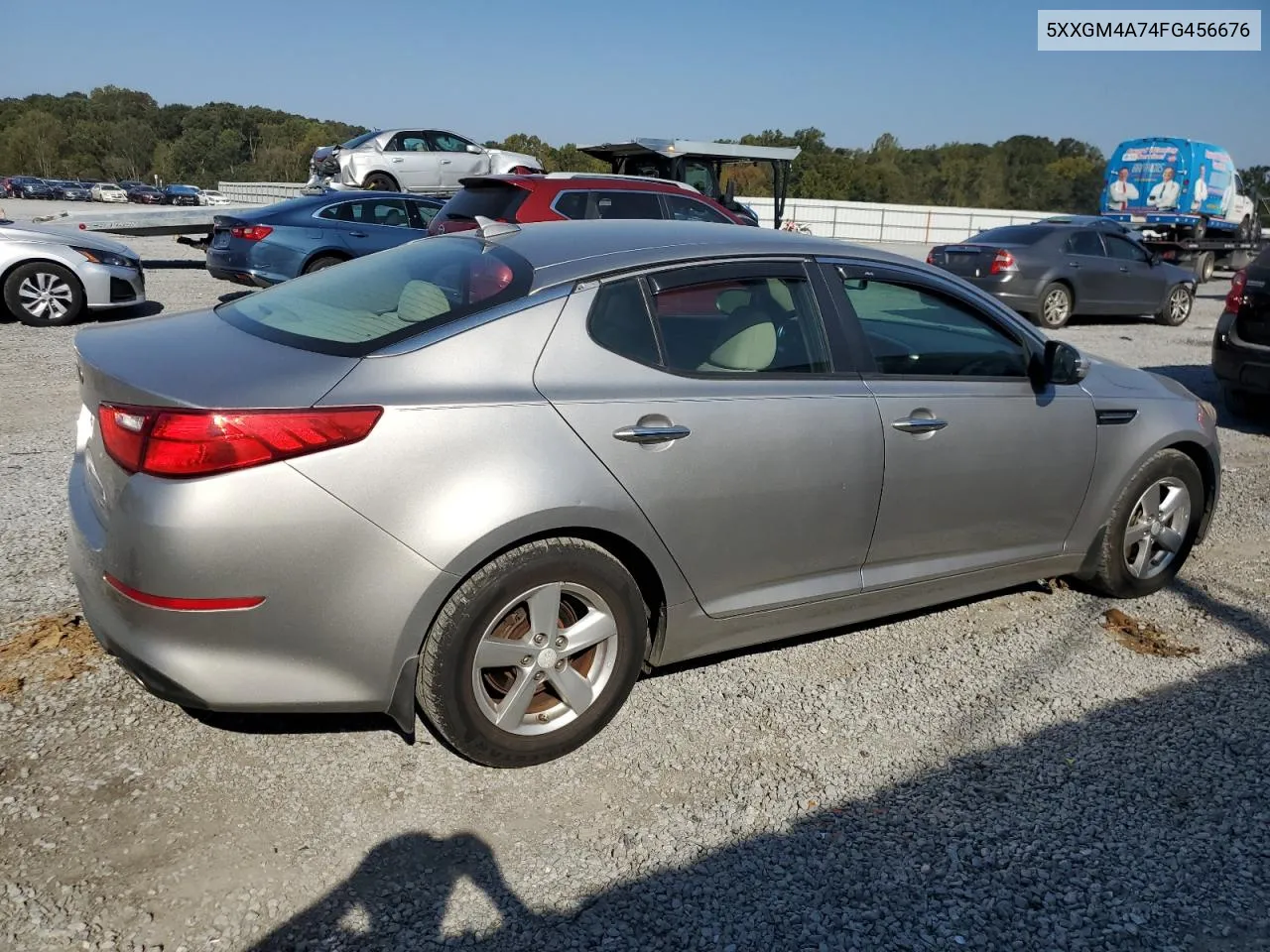 2015 Kia Optima Lx VIN: 5XXGM4A74FG456676 Lot: 74716354