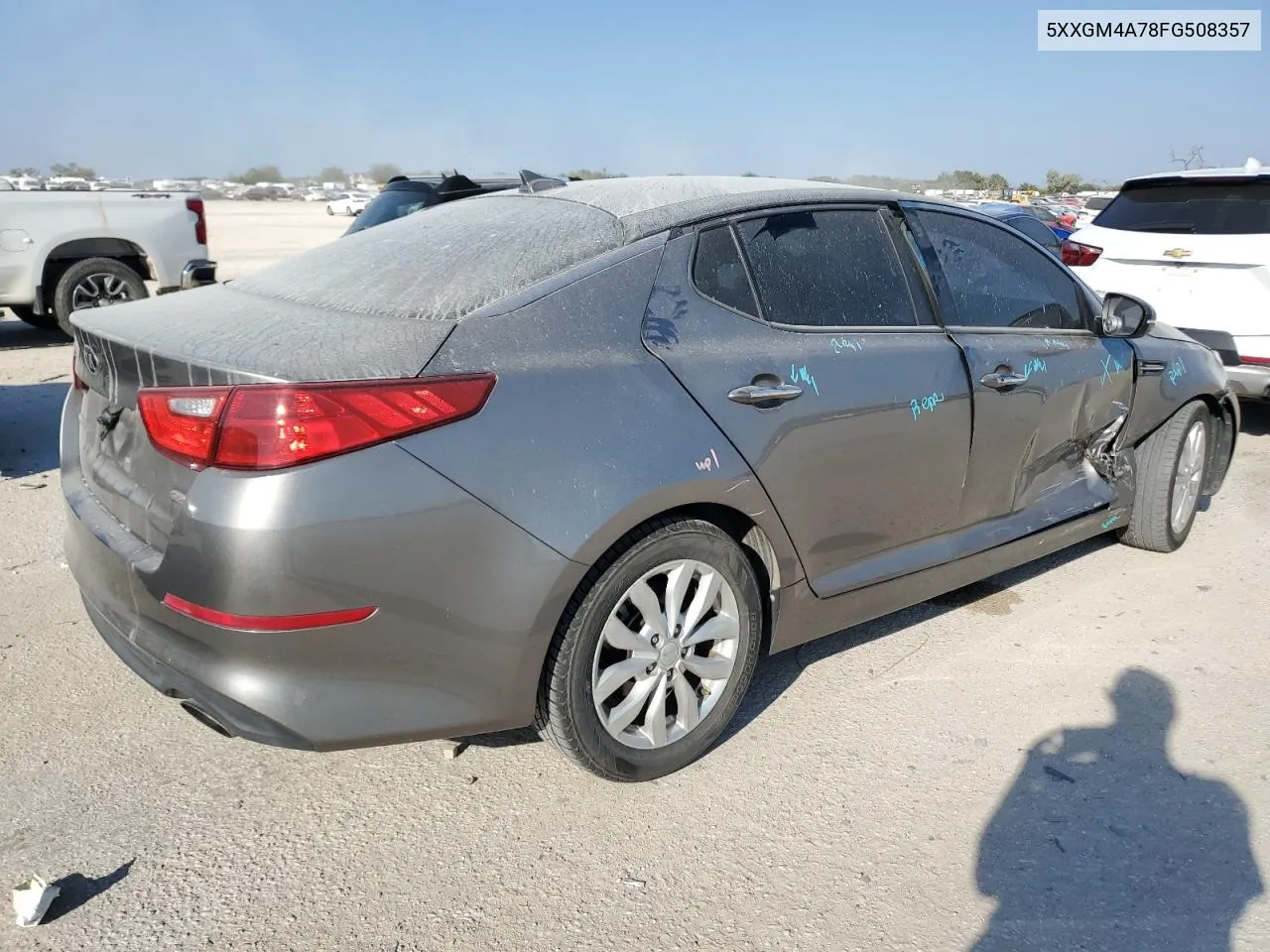 2015 Kia Optima Lx VIN: 5XXGM4A78FG508357 Lot: 74787804