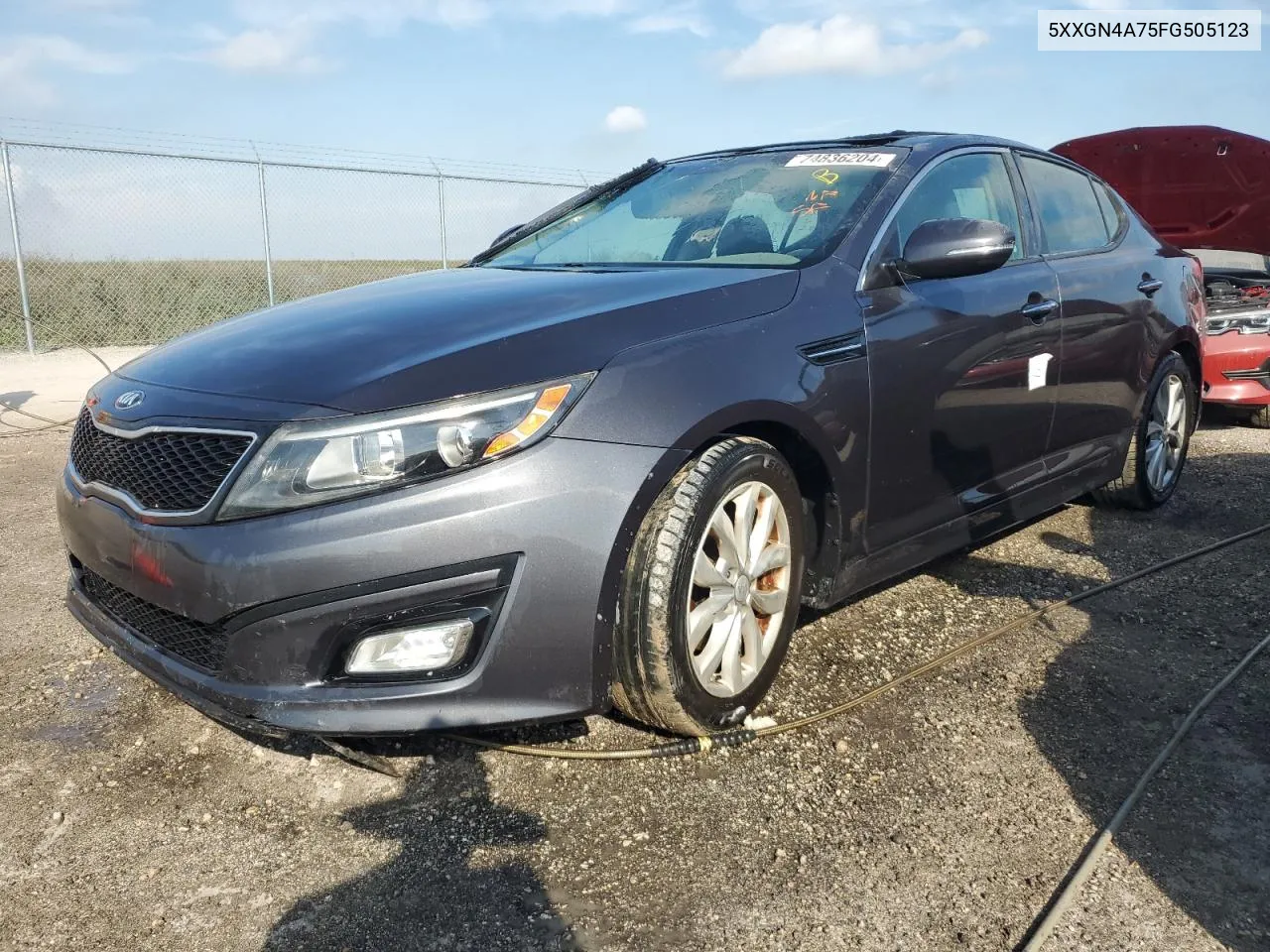 2015 Kia Optima Ex VIN: 5XXGN4A75FG505123 Lot: 74836204