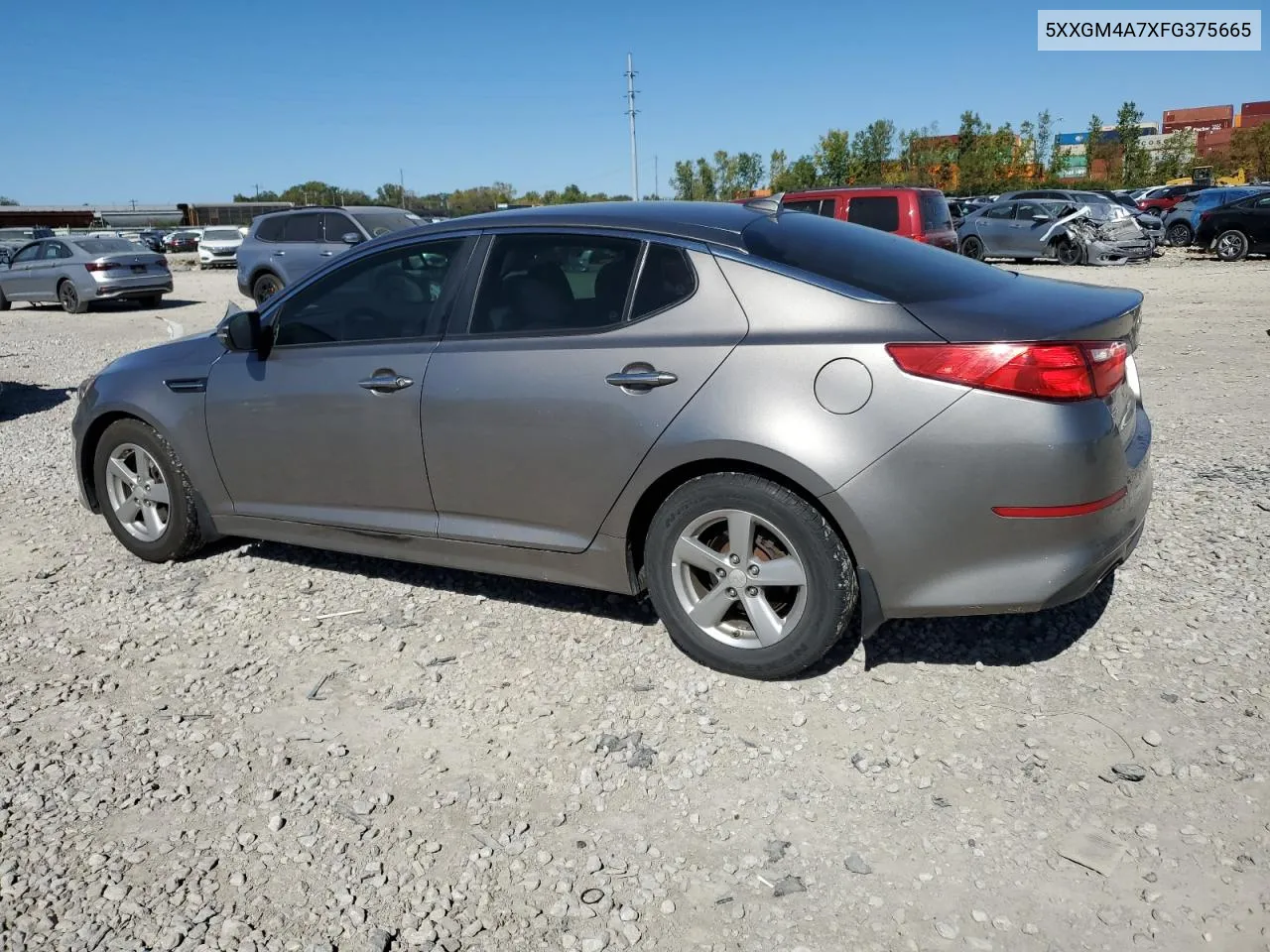 5XXGM4A7XFG375665 2015 Kia Optima Lx