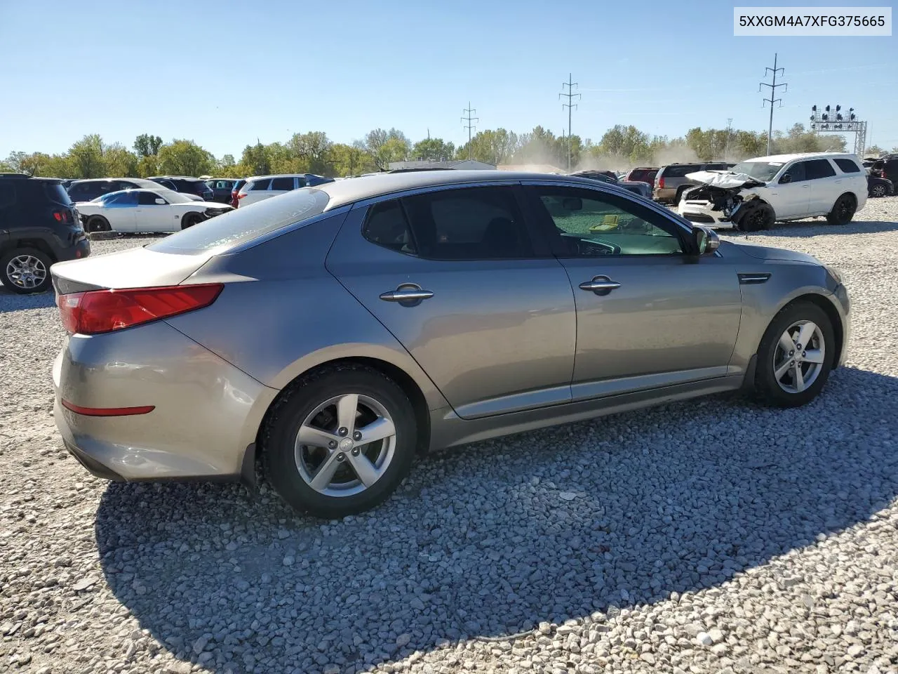 5XXGM4A7XFG375665 2015 Kia Optima Lx