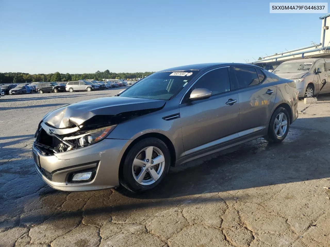 2015 Kia Optima Lx VIN: 5XXGM4A79FG446337 Lot: 74937934