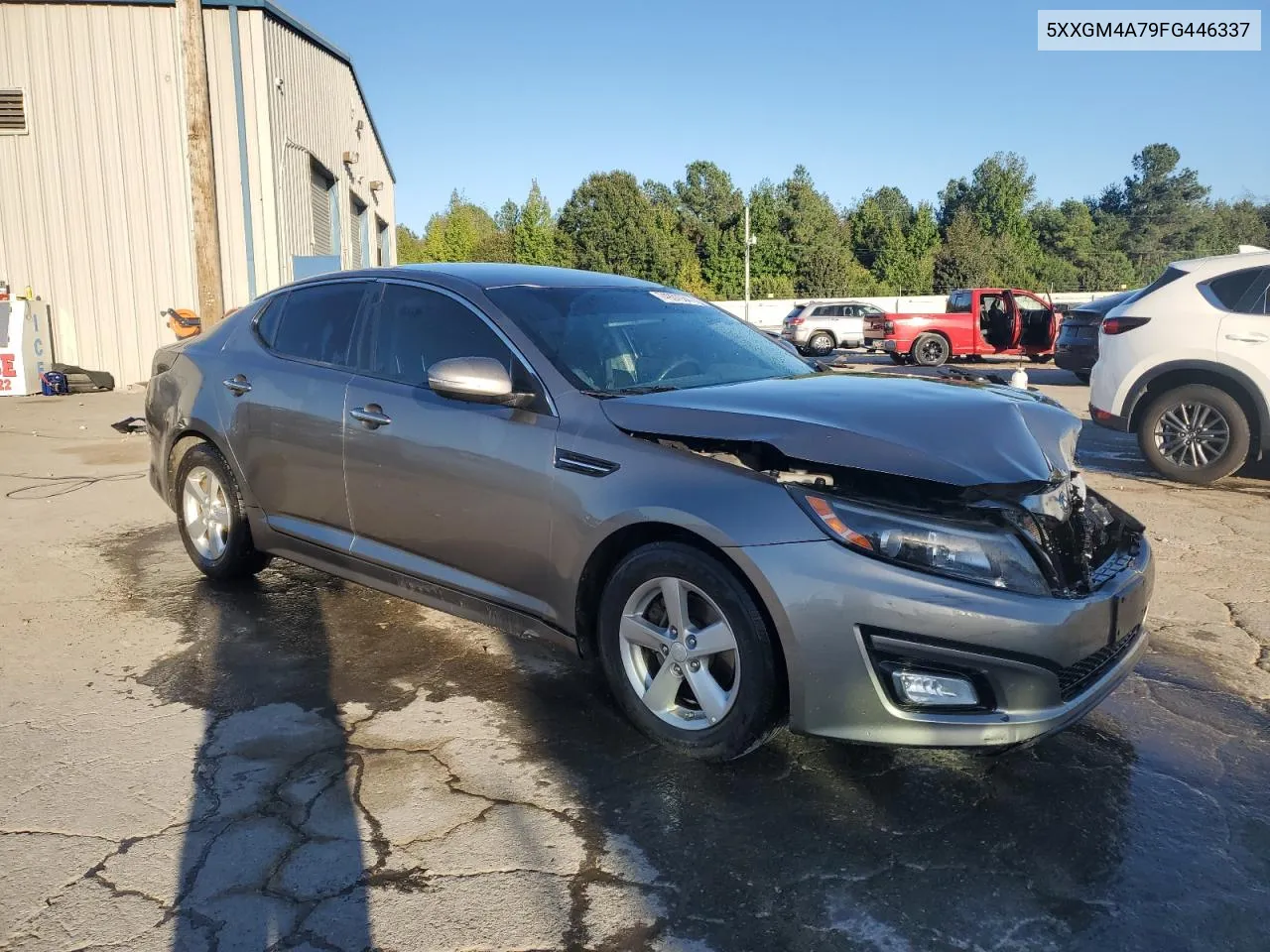 2015 Kia Optima Lx VIN: 5XXGM4A79FG446337 Lot: 74937934