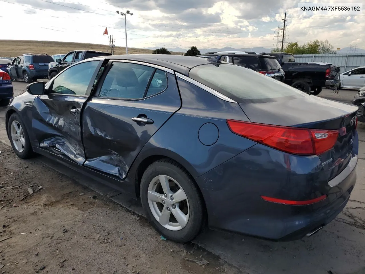 2015 Kia Optima Lx VIN: KNAGM4A7XF5536162 Lot: 74951014