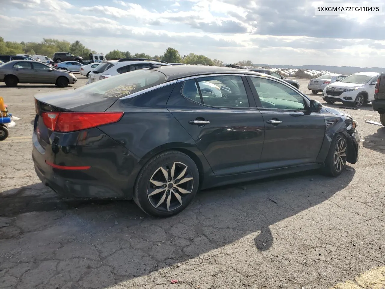 2015 Kia Optima Lx VIN: 5XXGM4A72FG418475 Lot: 74982614