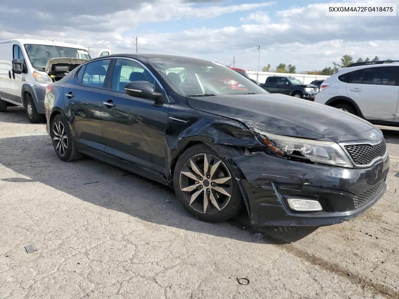 2015 Kia Optima Lx VIN: 5XXGM4A72FG418475 Lot: 74982614