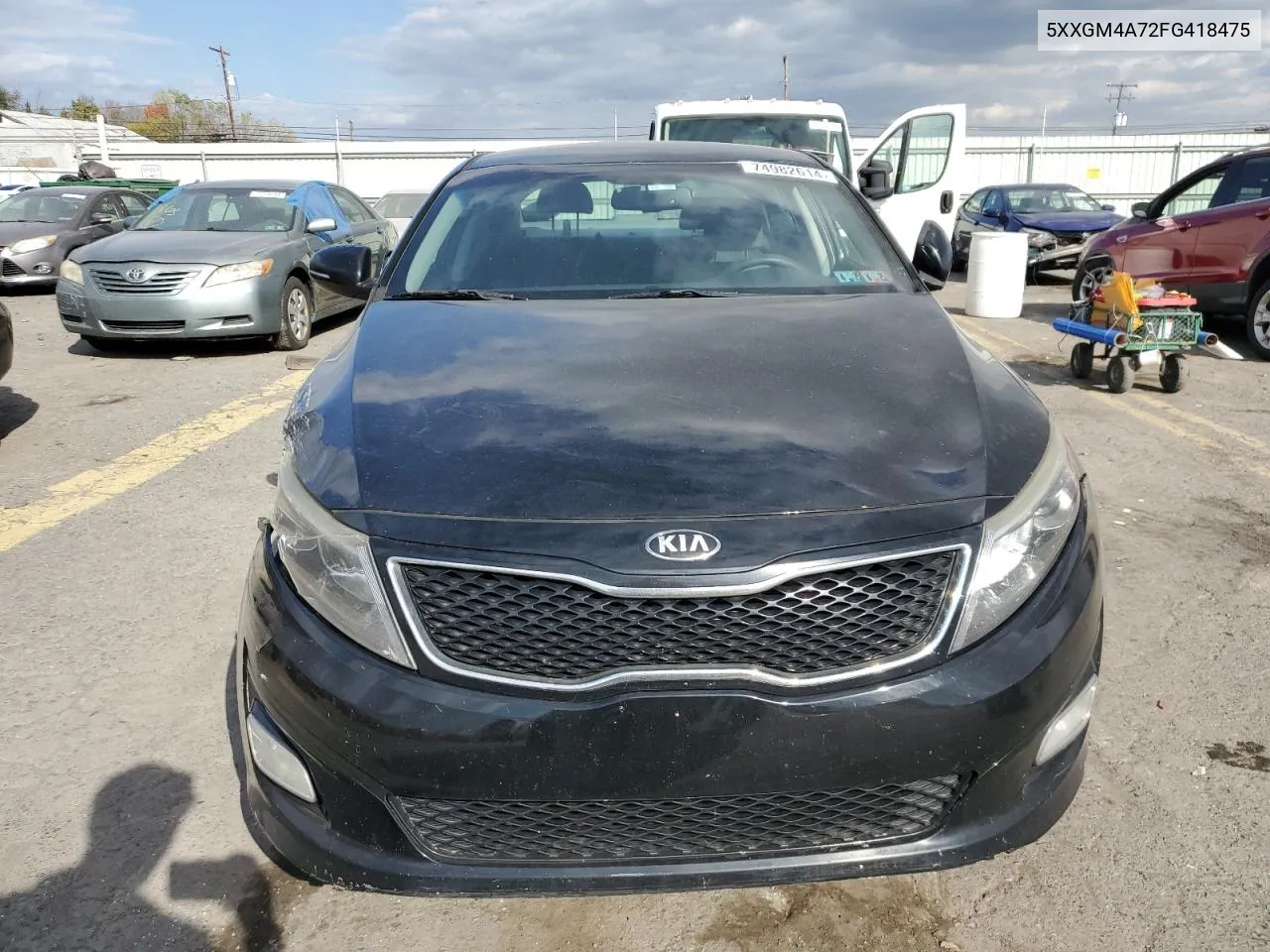 2015 Kia Optima Lx VIN: 5XXGM4A72FG418475 Lot: 74982614