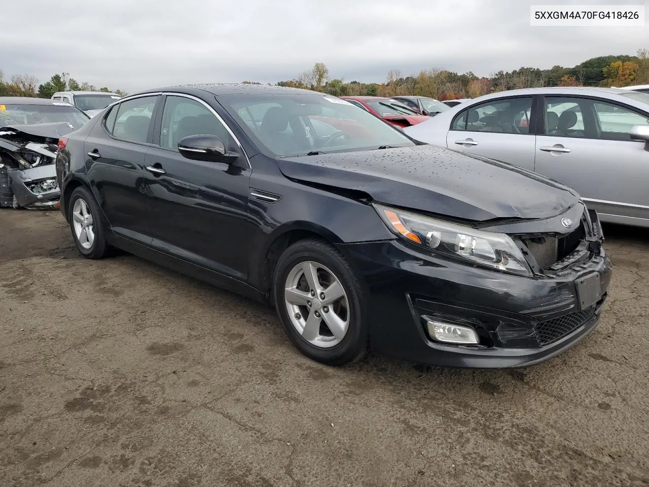 2015 Kia Optima Lx VIN: 5XXGM4A70FG418426 Lot: 74995654