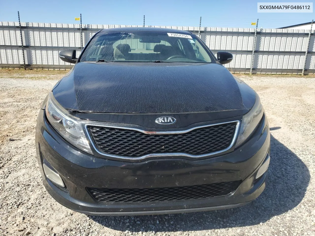 2015 Kia Optima Lx VIN: 5XXGM4A79FG486112 Lot: 75054794