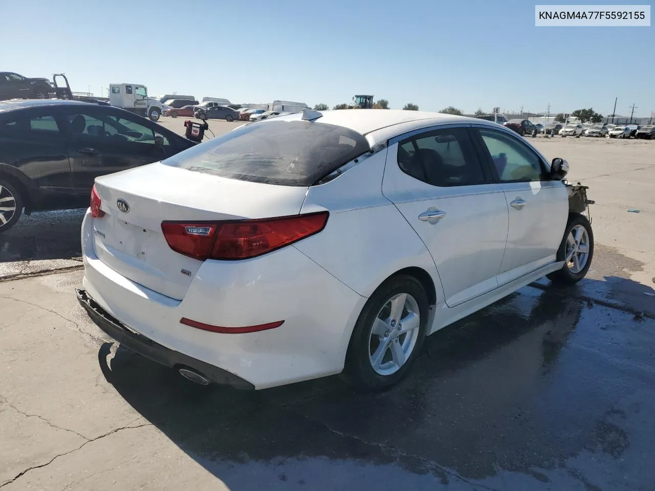 2015 Kia Optima Lx VIN: KNAGM4A77F5592155 Lot: 75060564