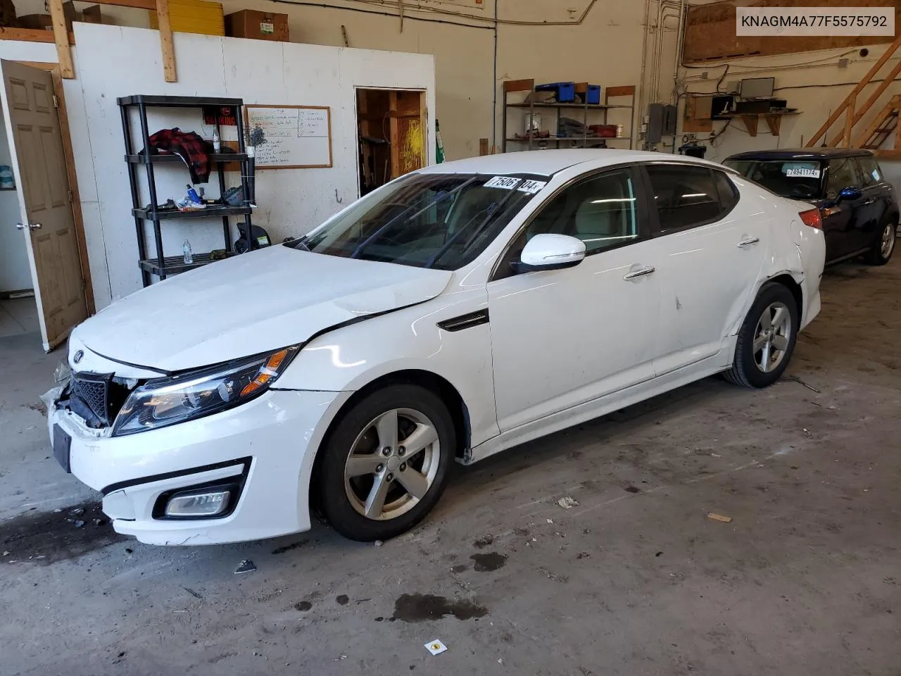 2015 Kia Optima Lx VIN: KNAGM4A77F5575792 Lot: 75061804