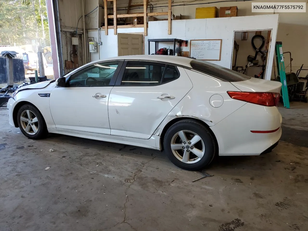 KNAGM4A77F5575792 2015 Kia Optima Lx