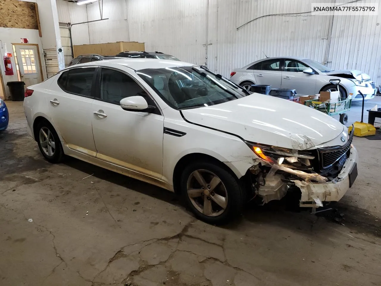 KNAGM4A77F5575792 2015 Kia Optima Lx