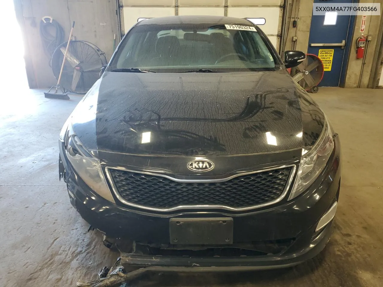 2015 Kia Optima Lx VIN: 5XXGM4A77FG403566 Lot: 75190324