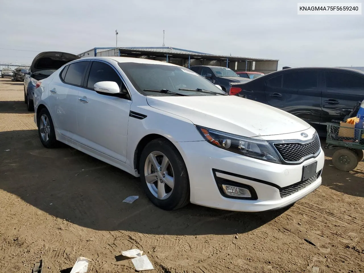 2015 Kia Optima Lx VIN: KNAGM4A75F5659240 Lot: 75195314