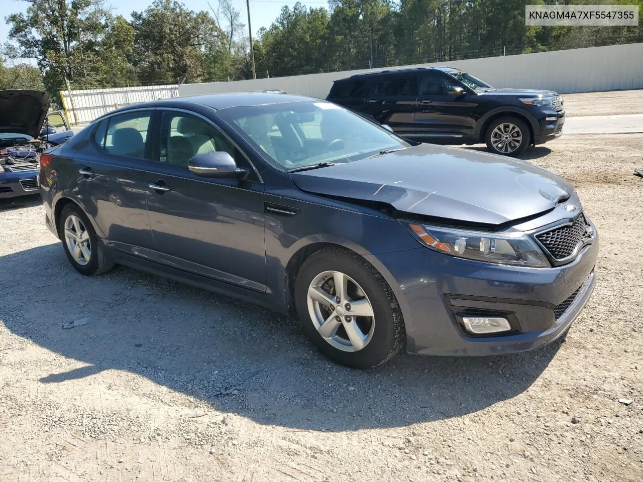 KNAGM4A7XF5547355 2015 Kia Optima Lx