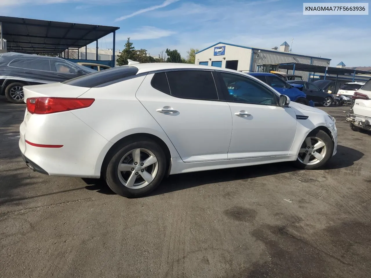 2015 Kia Optima Lx VIN: KNAGM4A77F5663936 Lot: 75225474