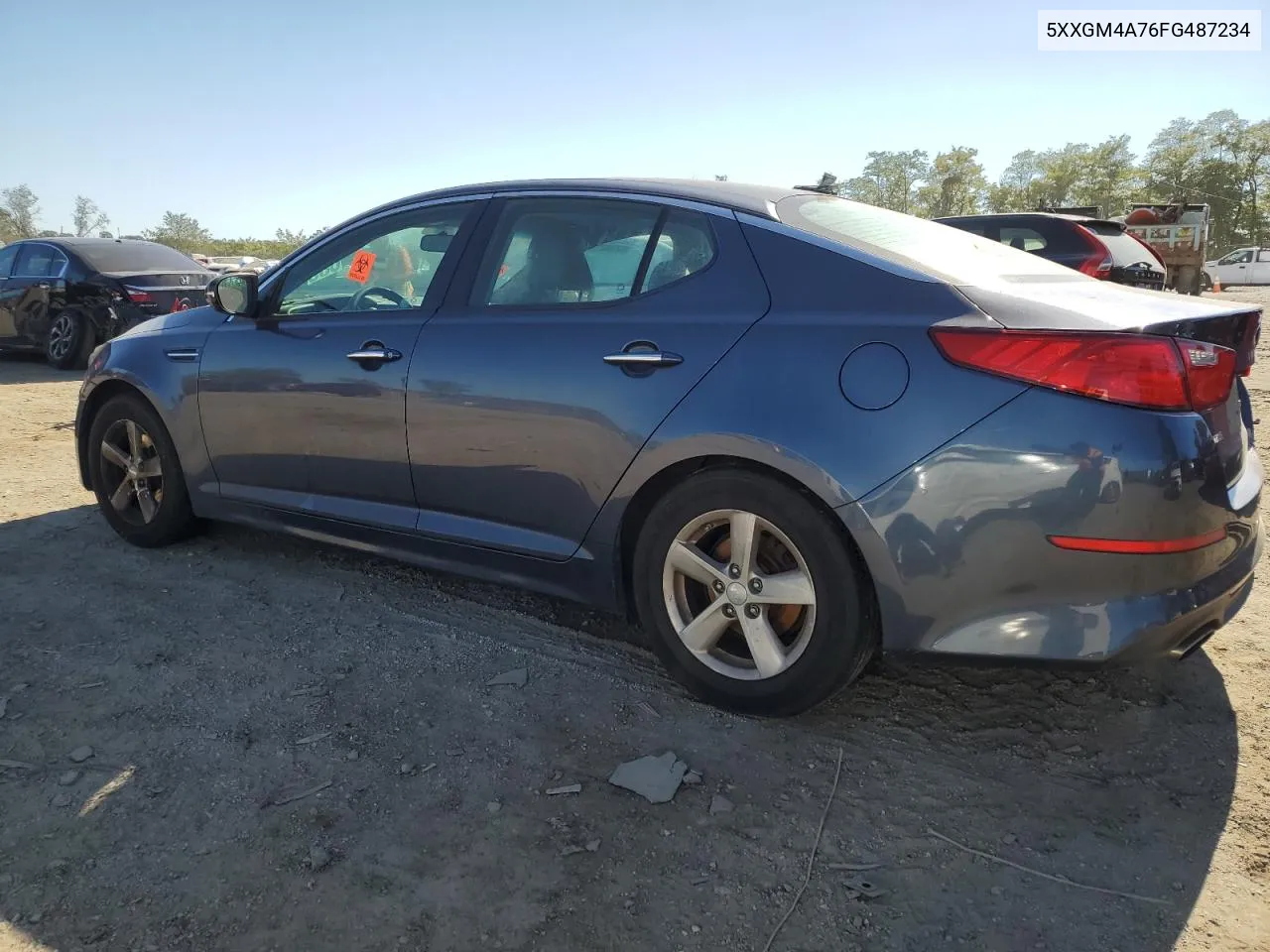 2015 Kia Optima Lx VIN: 5XXGM4A76FG487234 Lot: 75259044