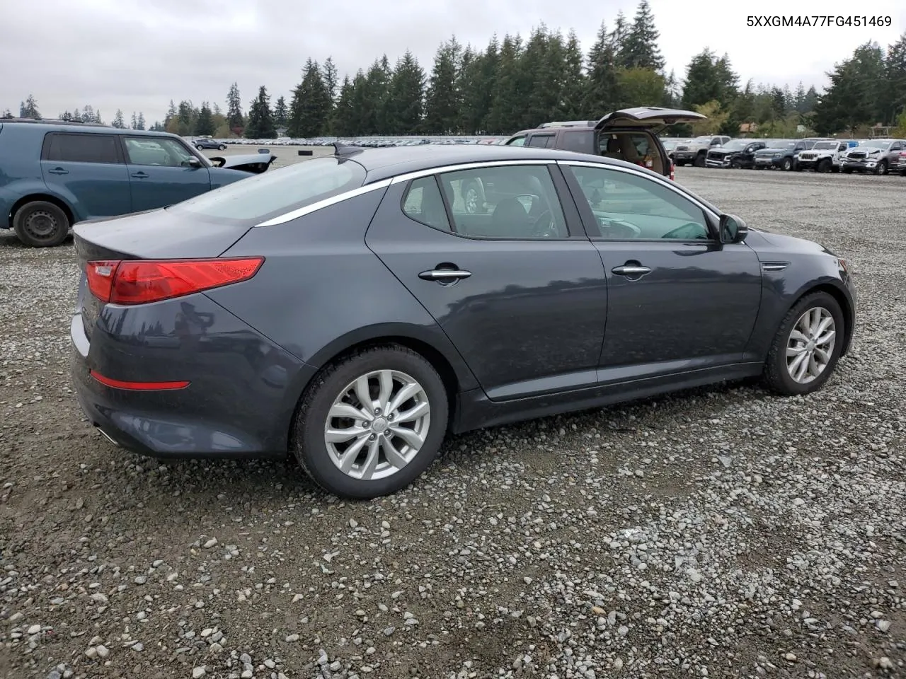 2015 Kia Optima Lx VIN: 5XXGM4A77FG451469 Lot: 75296034