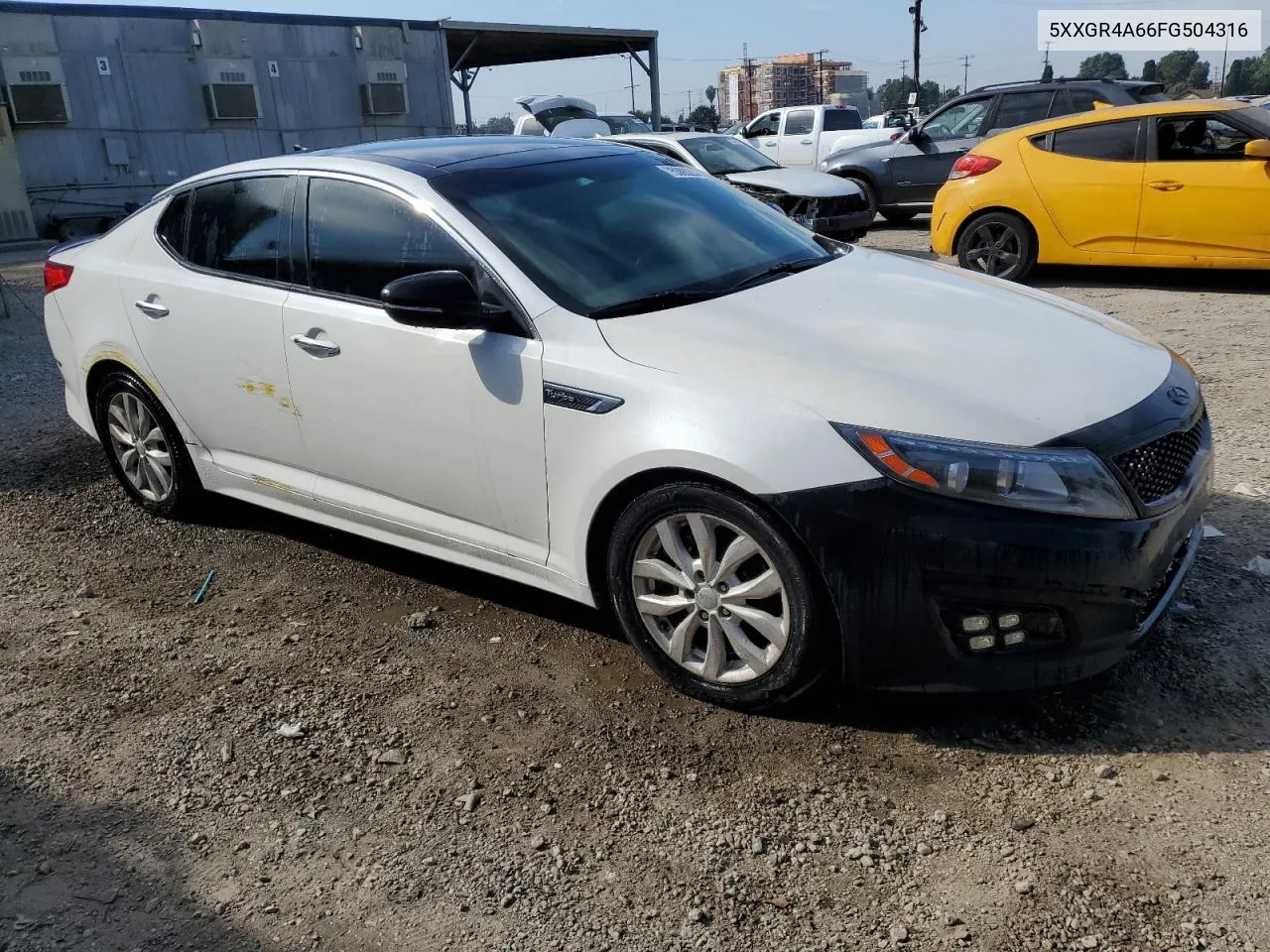 5XXGR4A66FG504316 2015 Kia Optima Sx