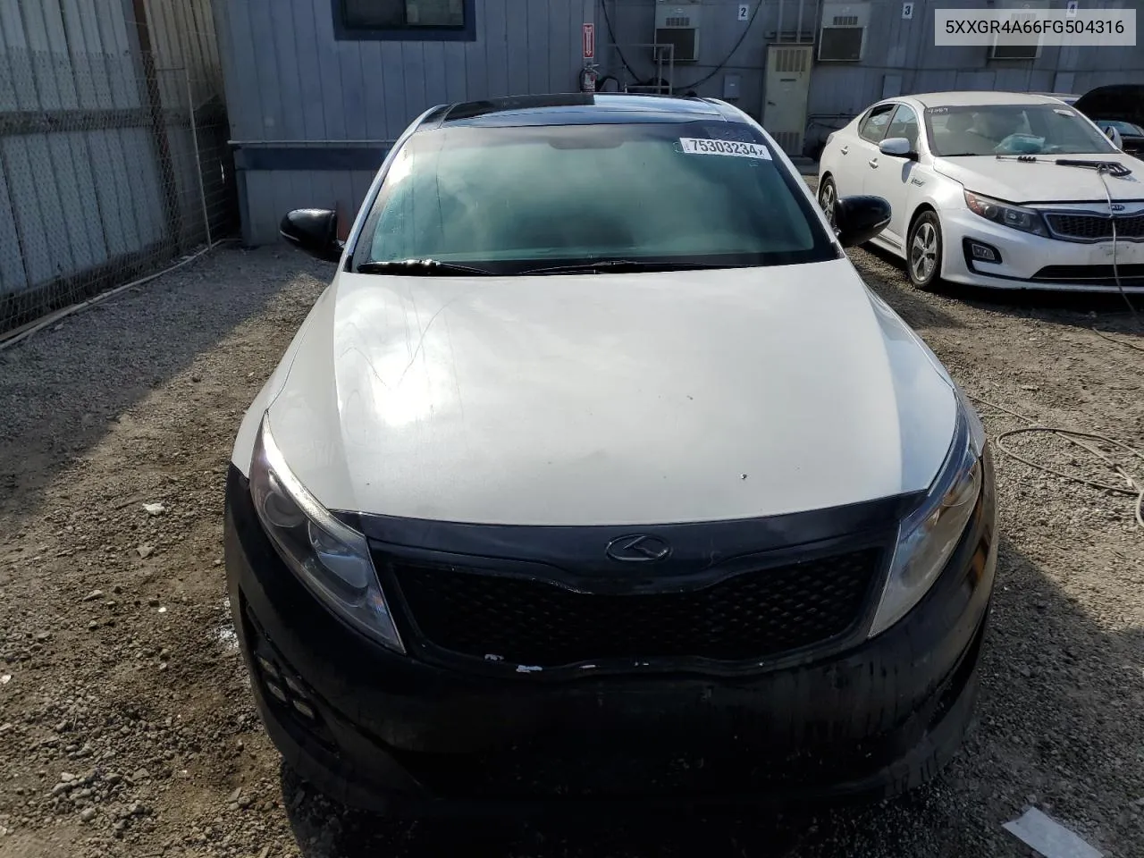 2015 Kia Optima Sx VIN: 5XXGR4A66FG504316 Lot: 75303234