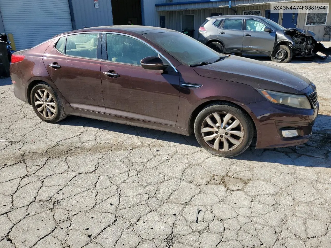 2015 Kia Optima Ex VIN: 5XXGN4A74FG381944 Lot: 75434464