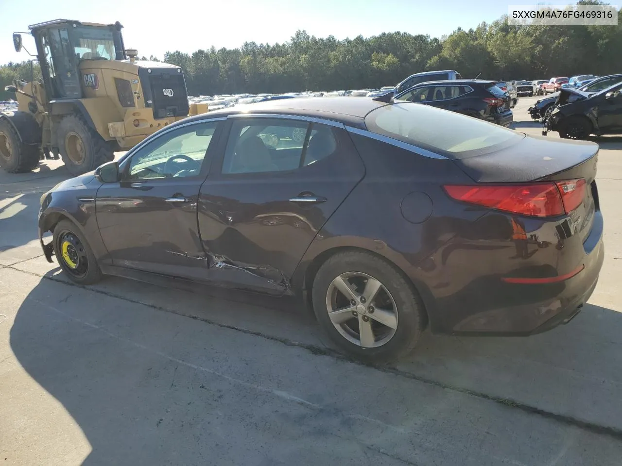 5XXGM4A76FG469316 2015 Kia Optima Lx