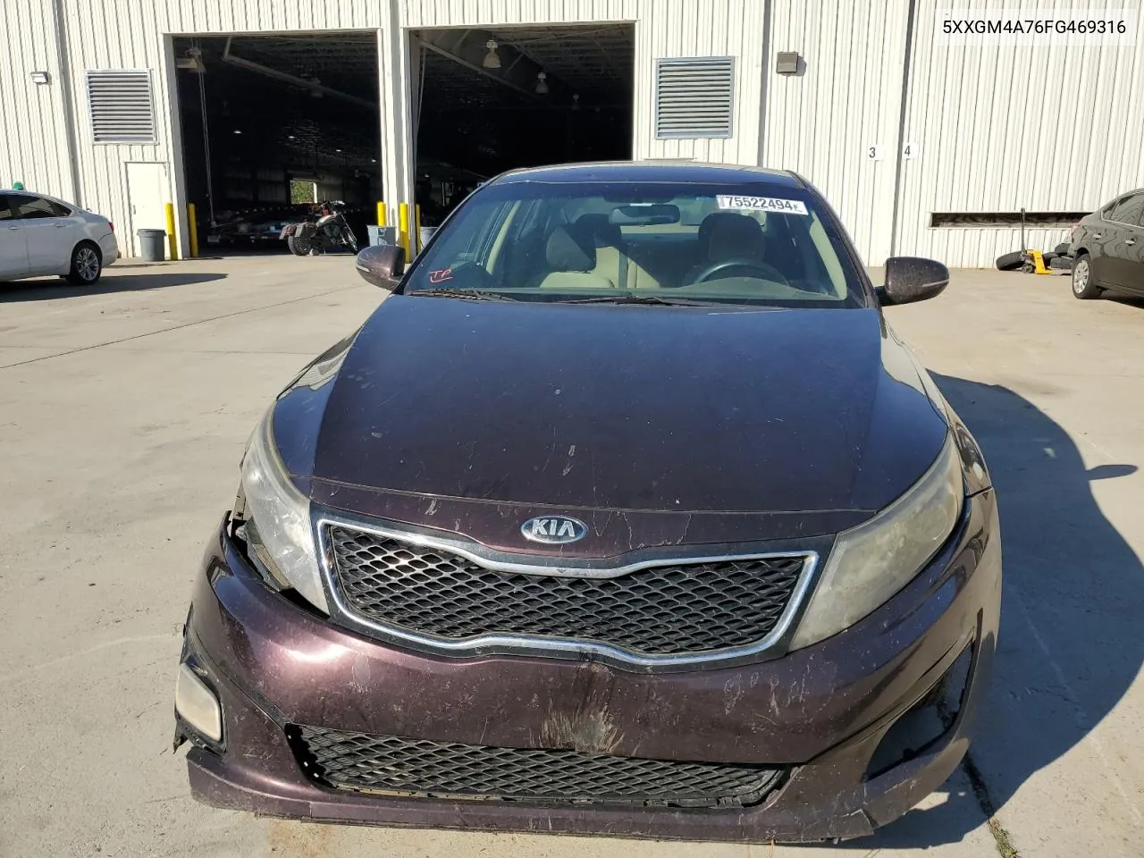 5XXGM4A76FG469316 2015 Kia Optima Lx