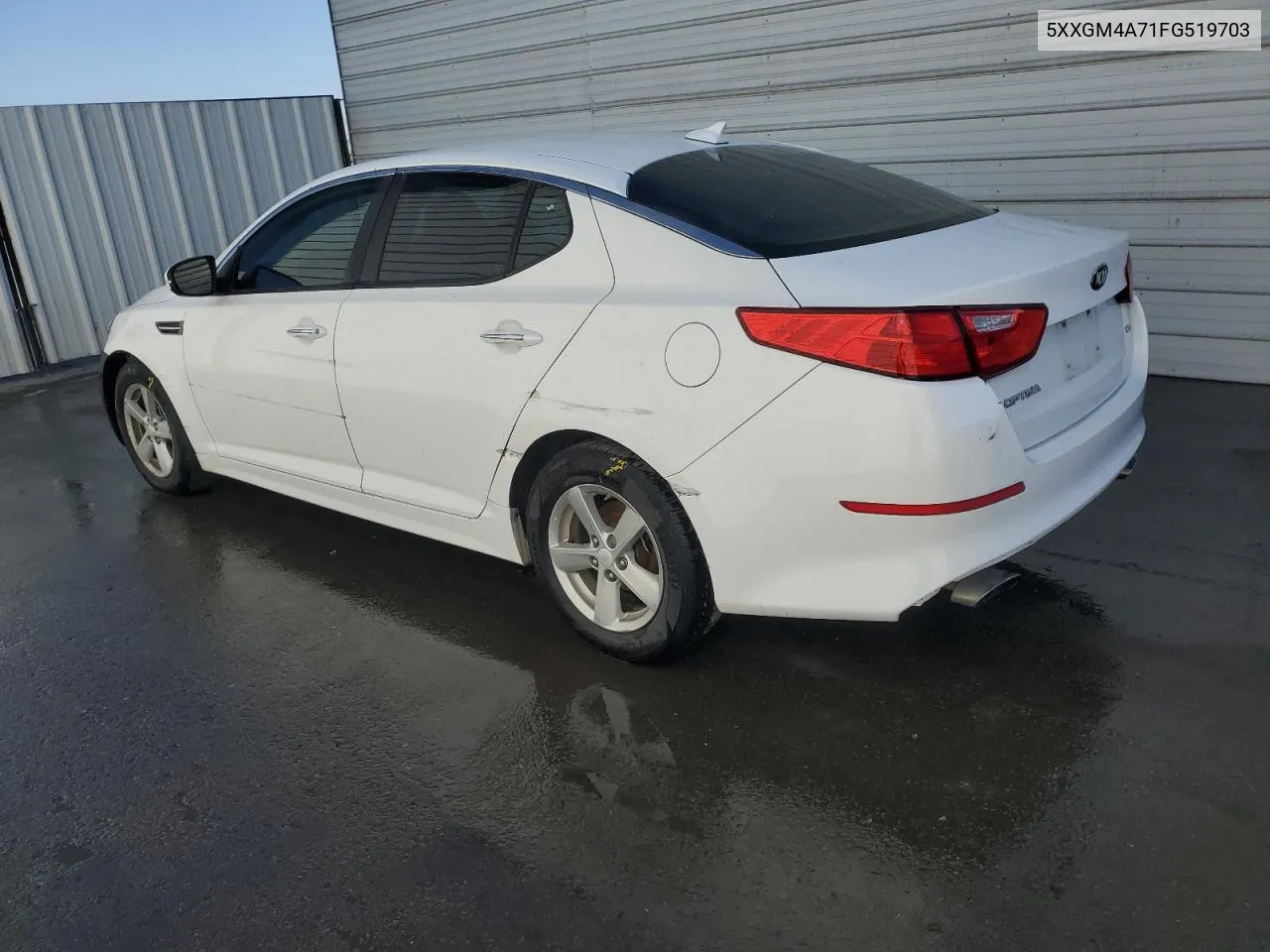 2015 Kia Optima Lx VIN: 5XXGM4A71FG519703 Lot: 75550764