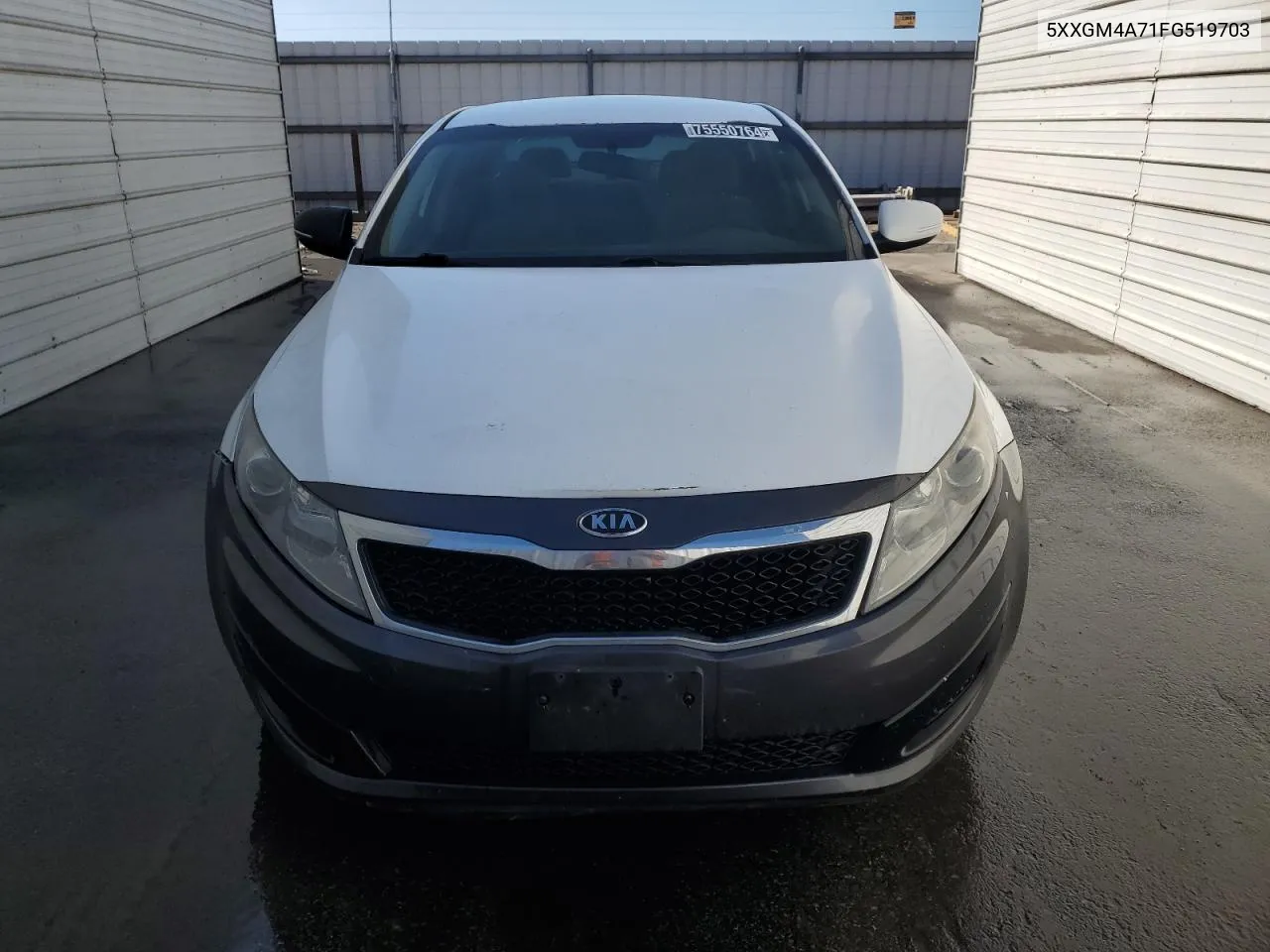 2015 Kia Optima Lx VIN: 5XXGM4A71FG519703 Lot: 75550764