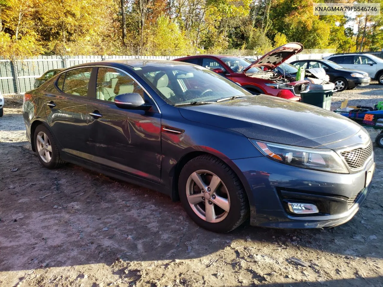 2015 Kia Optima Lx VIN: KNAGM4A79F5546746 Lot: 75586474