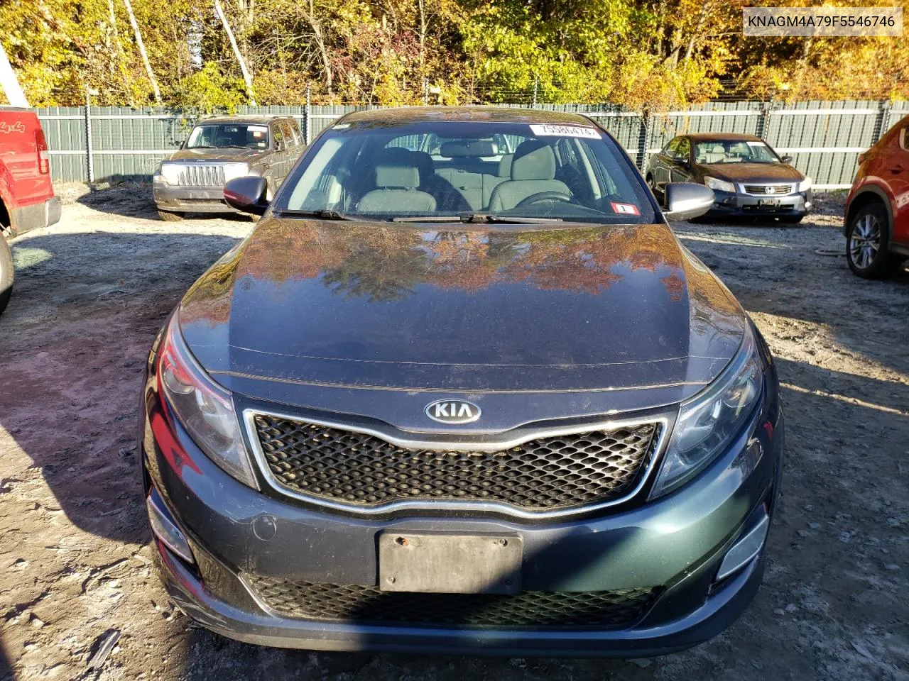 2015 Kia Optima Lx VIN: KNAGM4A79F5546746 Lot: 75586474